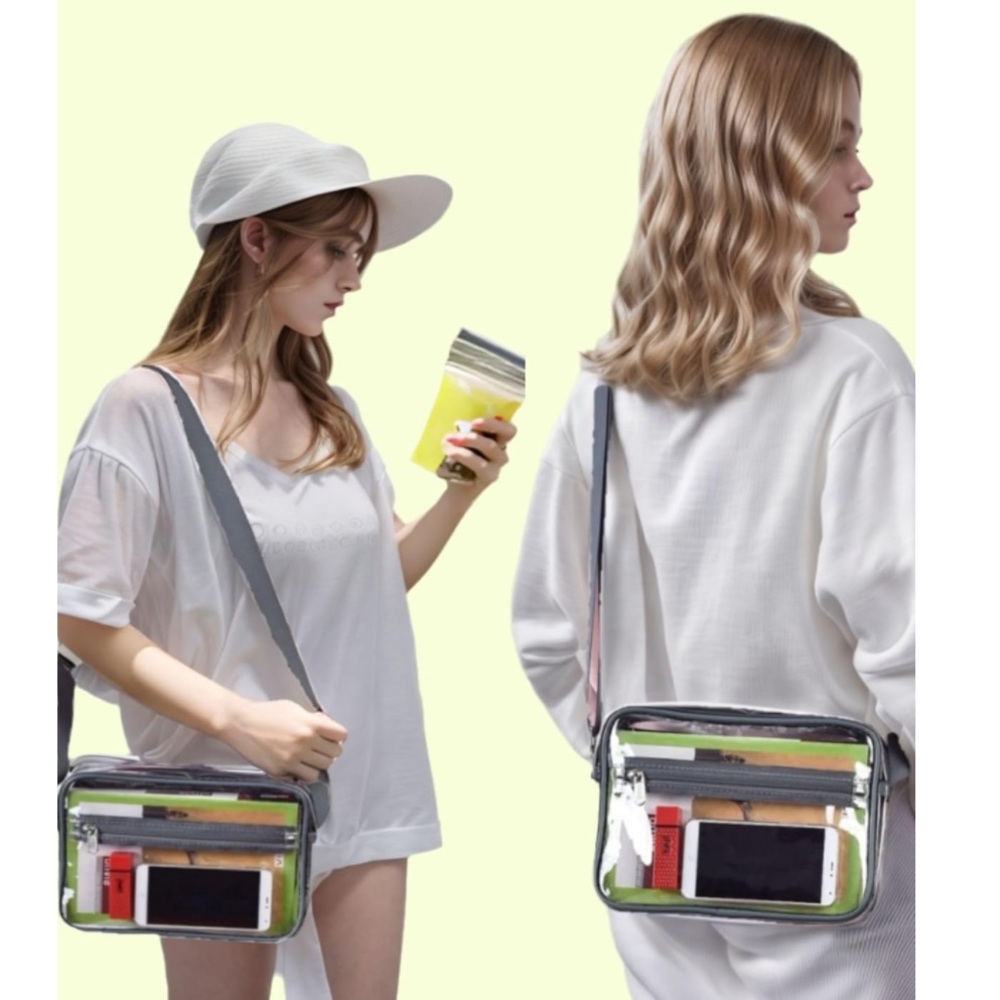 Clear Stadium Messenger Bag - Picture 6 of 9